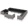vidaXL Garden Lounge Set | Dark grey