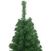 vidaXL Artificial Christmas Tree with Thick Branches Green 120 cm PVC