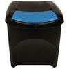 vidaXL Stackable Dustbins 3 pcs Anthracite 75 L