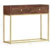 vidaXL Console Table 90x30x75 cm Solid Mango Wood