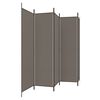 vidaXL 5-Panel Room Divider Anthracite 250x220 cm Fabric