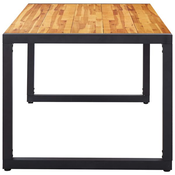 vidaXL 7 Piece Garden Dining Set Beige