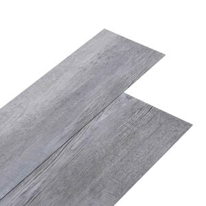 vidaXL Flooring Planks Matte wood grey 5.02 m&sup2; 36 pcs PVC