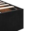 vidaXL Ottoman Bed Frame No Mattress Black 90x190 cm Velvet