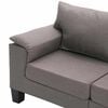 vidaXL Sofa Taupe 4-Seater Fabric