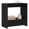 vidaXL Side Table Black Oak 50 x 26 x 50 cm Engineered Wood