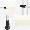 vidaXL Manual Retractable Awning 150 cm Cream