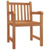 vidaXL 5 Piece Garden Dining Set Solid Wood Teak