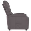 vidaXL Recliner Chair Grey Faux Leather