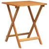 vidaXL Garden Table Folding Natural 60 x 60 x 72 cm Solid Acacia Wood