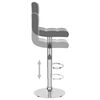 vidaXL Bar Stool Grey Faux Leather