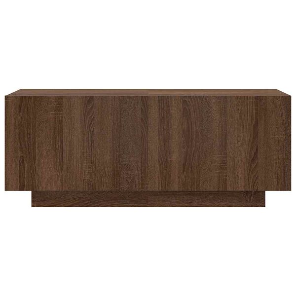 vidaXL TV Cabinet Brown Oak 100x35x40 cm Engineered Wood