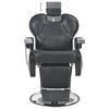 vidaXL Barber Chair Black 72x68x98 cm Faux Leather