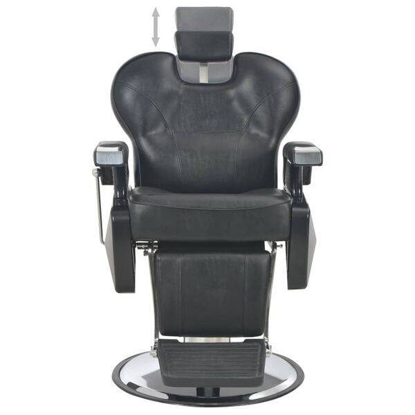 vidaXL Barber Chair Black 72x68x98 cm Faux Leather
