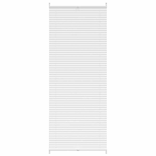 Plisse Blind 80x200cm White Pleated Blind