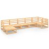 vidaXL 7 Piece Garden Lounge Set Solid Pinewood
