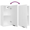 vidaXL Wall-mounted Bathroom Cabinet White 32x20x67 cm