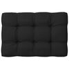 vidaXL Pallet Sofa Cushions 7 pcs Black