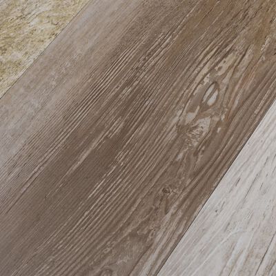 vidaXL Self-adhesive PVC Flooring Planks 5.21 m? 2 mm Wood Wash