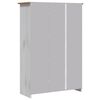 vidaXL 3-Door Wardrobe White 118x50x171.5 cm Pine Panama Range