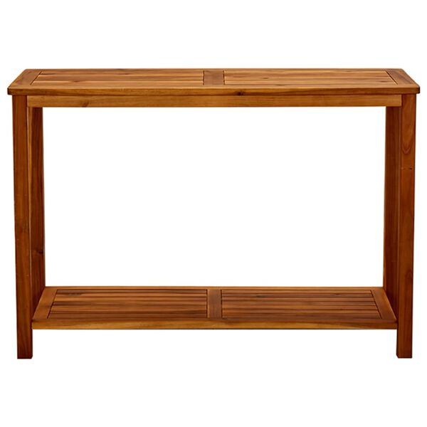vidaXL Garden Console Table 110x40x75 cm Solid Acacia Wood