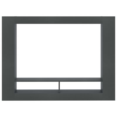 vidaXL TV Cabinet Grey 152x22x113 cm Engineered Wood