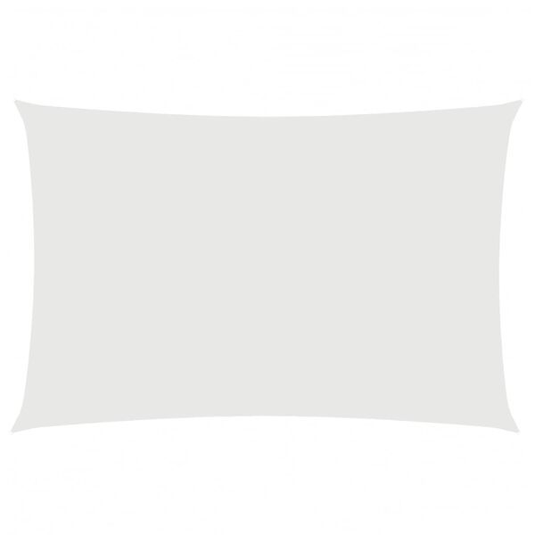vidaXL Sunshade Sail Oxford Fabric Rectangular 2x4 m White