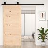 vidaXL Barn Door 90x1.8x204.5 cm Solid Wood Pine