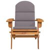 vidaXL Adirondack Garden Chair with Cushions Solid Wood Acacia