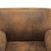 vidaXL Sofa Chair Brown 70x69x72 cm Faux Suede Leather