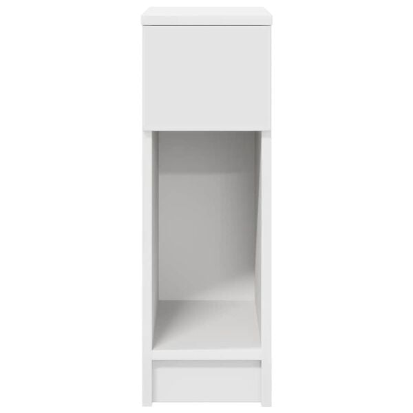vidaXL Bedside Cabinet with Drawer White 20x36x60 cm