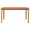 vidaXL Garden Dining Table 150x90x75 cm Solid Wood Teak