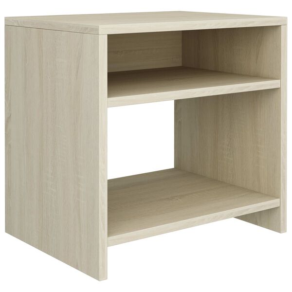 vidaXL Bedside Cabinets 2 pcs Sonoma Oak 40x30x40 cm Engineered Wood