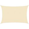 vidaXL Sunshade Sail 160 g/m&sup2; Cream 2,5x3,5 m HDPE