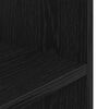 vidaXL Aquarium Stand Black Oak 60x30x60 cm Engineered Wood
