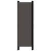 vidaXL 4-Panel Room Divider Anthracite 200x180 cm