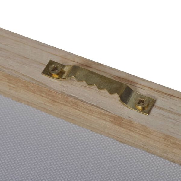 Canvas Wall Print Set Beach with Pavilion 100 x 50 cm