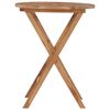 vidaXL Folding Garden Table 60 cm Solid Teak Wood