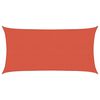 vidaXL Sunshade Sail 160 g/m² Terracotta 2.5x5 m HDPE