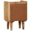 vidaXL Bedside Cabinet Solid Mango Wood 40x30x59.5 cm