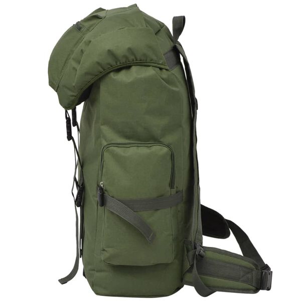 vidaXL Army-Style Backpack 65 L Green