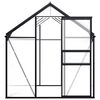 vidaXL Greenhouse Anthracite Aluminium 4.75 m&sup2;