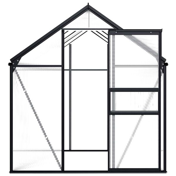 vidaXL Greenhouse Anthracite Aluminium 4.75 m&sup2;