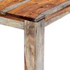 vidaXL Dining Table Grey 140x70x76 cm Solid Acacia Wood