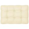 vidaXL Pallet Sofa Cushions 7 pcs Cream