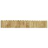 vidaXL Border Roll Green 120 cm Impregnated Pinewood