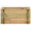 vidaXL Garden Raised Vegetable Bed Impregnated Pinewood 40 cm