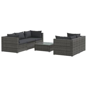 vidaXL Garden Lounge Set | Grey and Anthracite