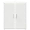 vidaXL Shoe Cabinet White 60x35x70 cm Engineered Wood
