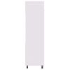 vidaXL Refrigerator Cabinet Lyon White 60x57x207 cm Engineered Wood